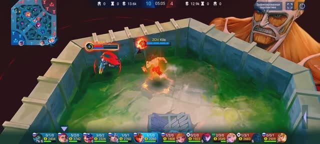 Эрен Йегер из АТАКИ ТИТАНОВ (ATTACK ON TITANS) СЫГРАЛ СО МНОЙ В МОБАЙЛ ЛЕГЕНДС MOBILE LEGENDS
