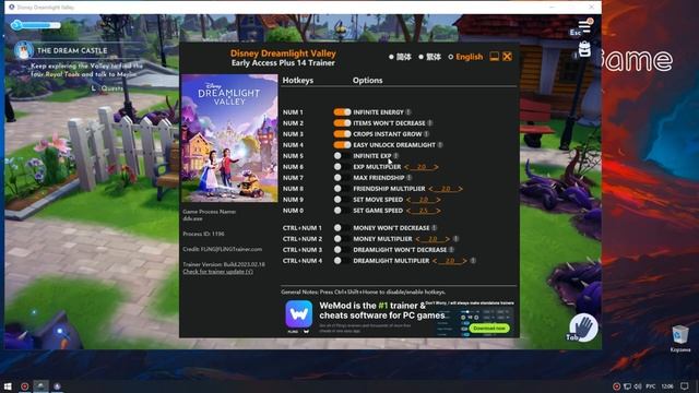 Disney Dreamlight Valley трейнер FLING смотреть онлайн