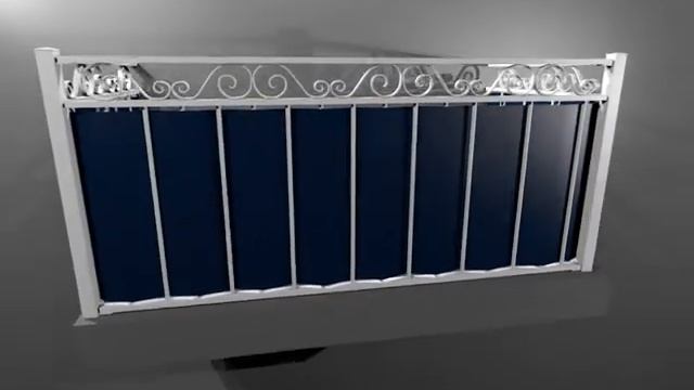 Balkondoek RAL 5010 | Balkondoeken vind je op hekwerkwebshop.nl смотреть онлайн