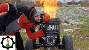 Плавим ЧУГУН! Самодельная печь из хлама!