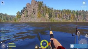 СУПЕР АКТИВНЫЙ КЛЕВ В ТРОЛЛИНГЕ И БЫСТРАЯ ПРОКАЧКА СПИННИНГА НА НИЖНЕЙ ТУНГУСКЕ В РУССКОЙ РЫБАЛКЕ 4