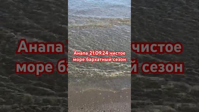 #shorts Анапа сегодня бархатный сезон чистейшее море смотреть онлайн