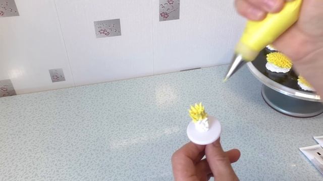 Торт Одуванчики на пеньке(крем БЗК). /Cake Dandelions On A Stump(protein Custard).