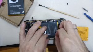 Замена аккумулятора (Акку с АлиЭкспресс) на смартфоне Blackview BV9700 Pro.
