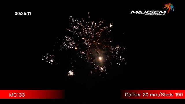 Салют фейерверк Ray Of Light  MC133 , 150 залпов на новый год