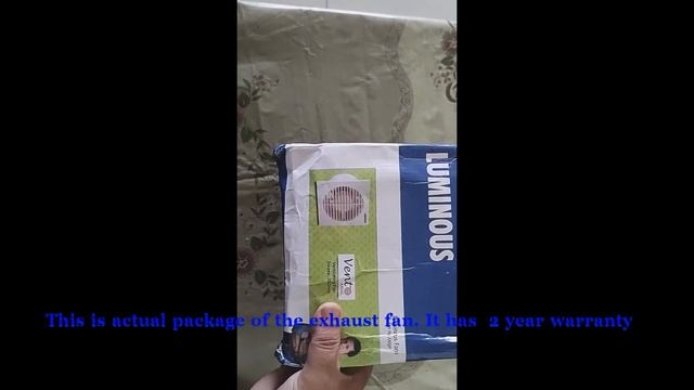 Luminous Vento Axial Ventilating/exhaust Fan White 150mm (6 inch) | Unboxing and installation смотреть онлайн