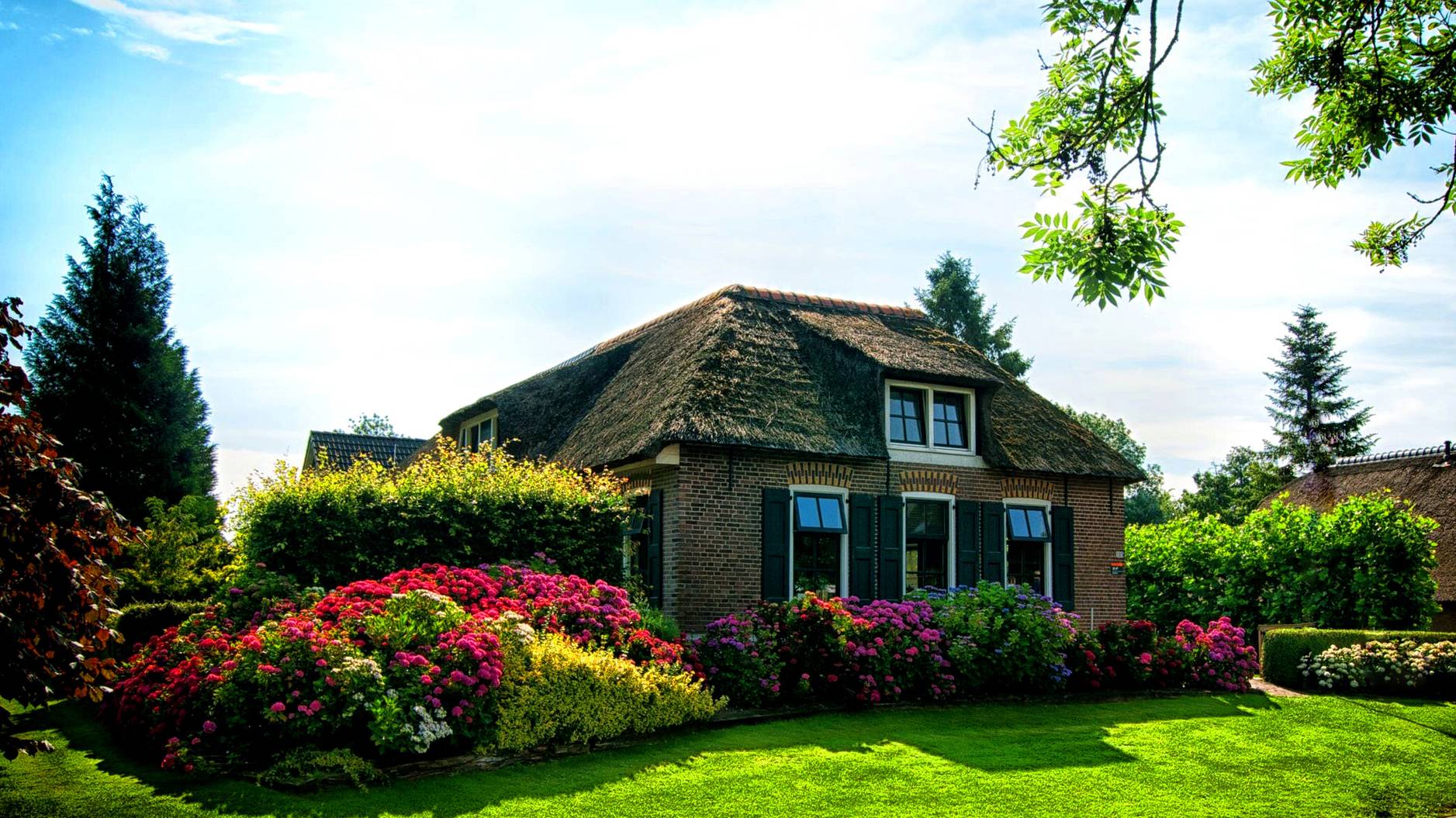 Голландский стиль в дизайне сада. Интересные идеи. смотреть онлайн