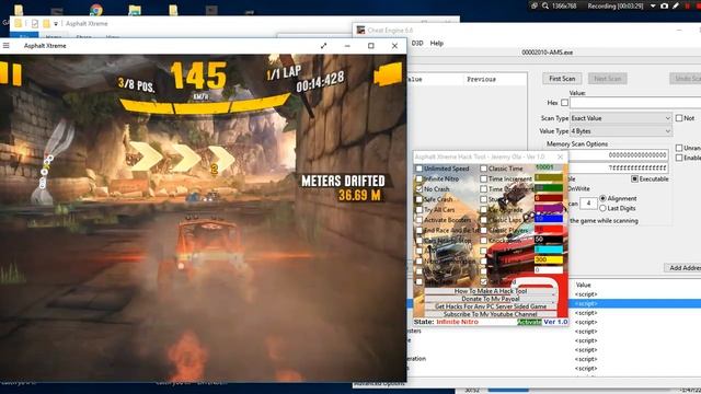 Asphalt Xtreme Hack Tool 2016 - Works On All Versions - Jeremy Ola (Ver 10) смотреть онлайн