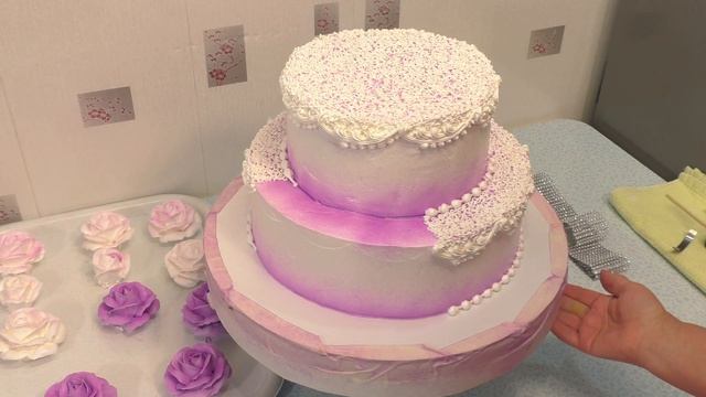 Торт на Юбилей(крем БЗК).