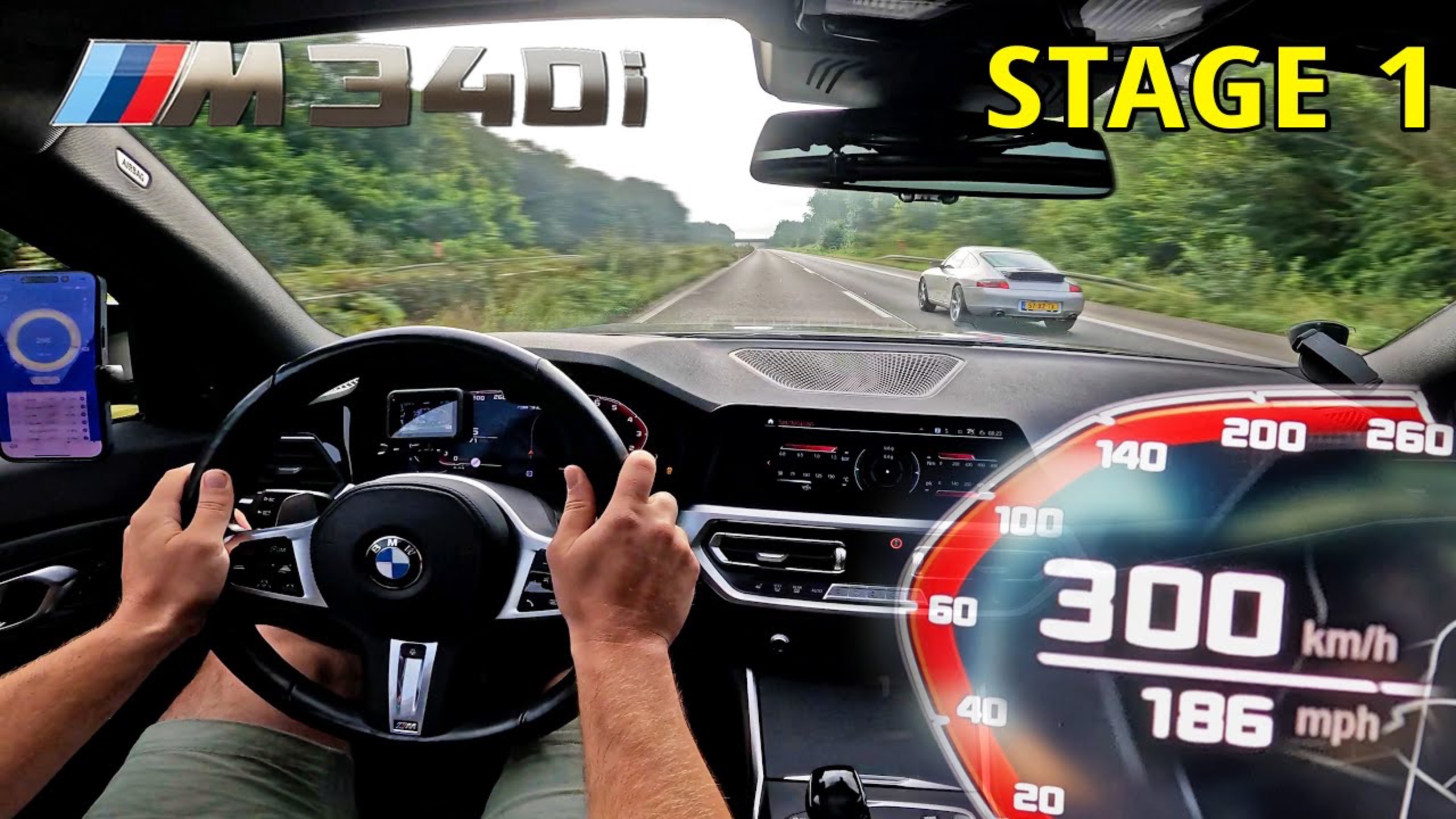 300КМ/Ч с 430ЛС BMW M340i & M-PERFORMANCE ЗВУК ВЫХЛОПА на АВТОБАНЕ AutoTopNL