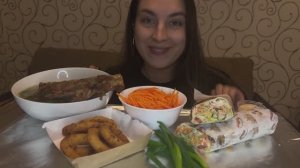 МУКБАНГ | СУП ГОРОХОВЫЙ С КОПЧЕНЫМИ РЕБРЫШКАМИ | ШАУРМА |