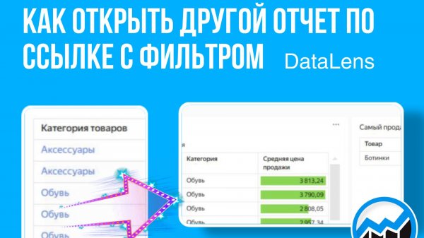 $ Обзор курса "Параметры дашборда. Как открыть другой отчет по ссылке с фильтром." DataLens