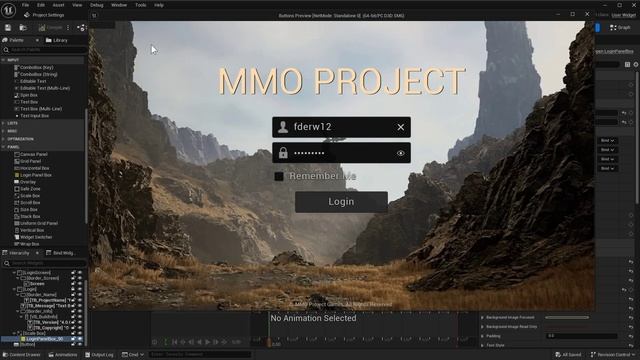 Unreal Engine: Login Panel смотреть онлайн
