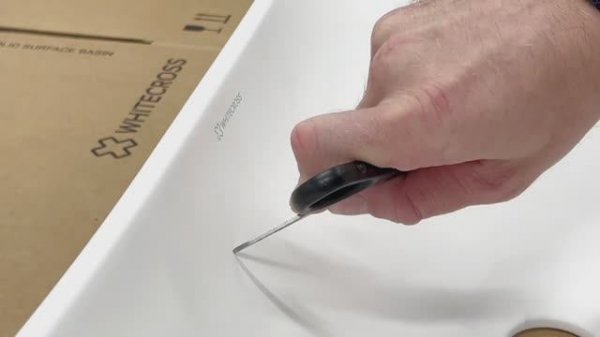 Легкая реставрация изделий WHITECROSS из Solid Surface!