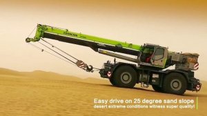 Автокран вездеход для пересеченной местности ZRT850 Zoomlion