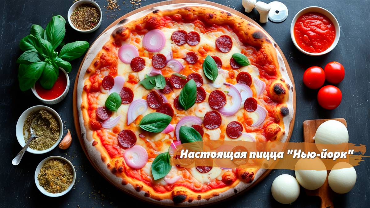 Пицца в нью-йоркском стиле, которую продают 5000 штук в месяц.