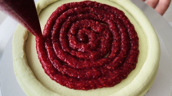 МАЛИНОВЫЙ конфитюр❤️⭐️ Ягодная НАЧИНКА для торта и пирожных🧁