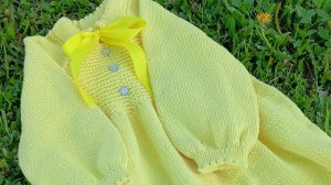 Мастер класс. Платье спицами "Сашенька" для девочки 2-4 лет. Для новичков в вязании! Свяжут все!