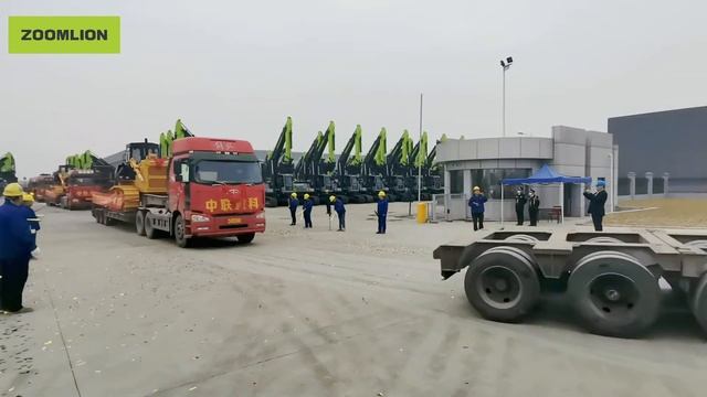 Торжественная отправка техники Zoomlion в Россию и Среднюю Азию.