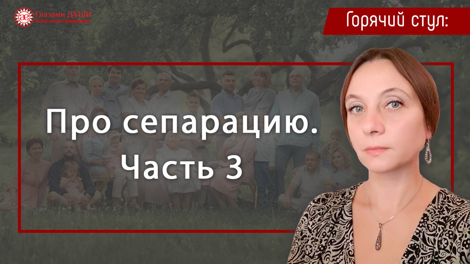 Про сепарацию. Часть 3. Цикл "Горячий стул" | Глазами Души смотреть онлайн
