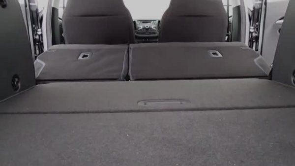 PRO багажное отделение LADA VESTA SW, снятие подушки заднего сиденья и почти ровный пол.