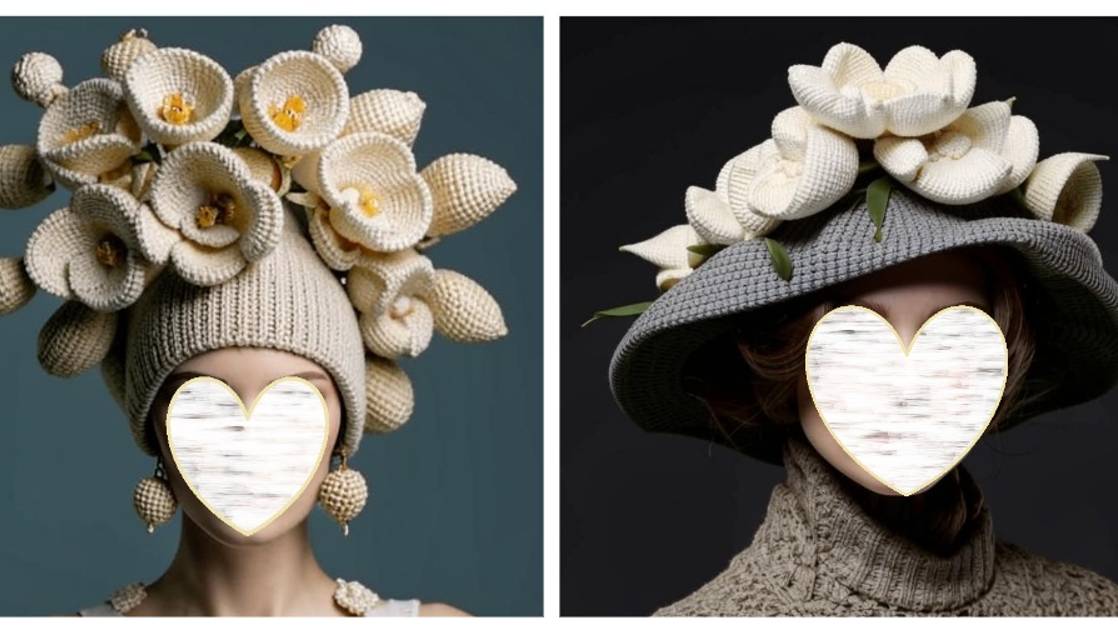 ШЛЯПКИ и ШАПКИ с магнолиями от нейросети. Подборка №4. ВЯЗАНИЕ. смотреть онлайн