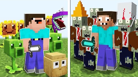 РАСТЕНИЯ НУБА ПРОТИВ ЗОМБИ ПРО В МАЙНКРАФТ ! НУБИК И ПРО ИГРАЮТ В РАСТЕНИЯ ПРОТИВ ЗОМБИ MINECRAFT смотреть онлайн