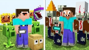 РАСТЕНИЯ НУБА ПРОТИВ ЗОМБИ ПРО В МАЙНКРАФТ ! НУБИК И ПРО ИГРАЮТ В РАСТЕНИЯ ПРОТИВ ЗОМБИ MINECRAFT