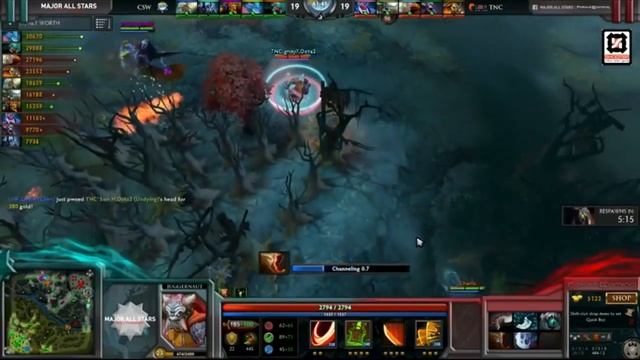 Can't Say Wips vs TnC Dota 2 | Game 1 | MAJOR ALL STARS DOTA 2 Turnament | 04 02 2015 | Highlight смотреть онлайн