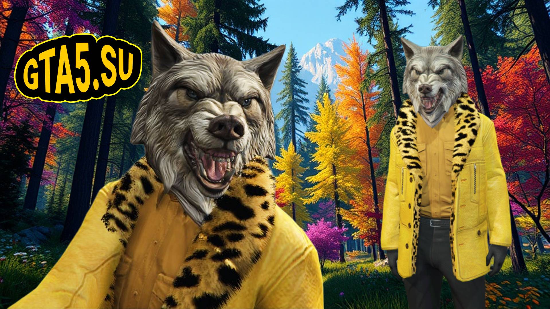Волк Ауф вышел из русского леса поиграть в GTA V онлайн смотреть онлайн