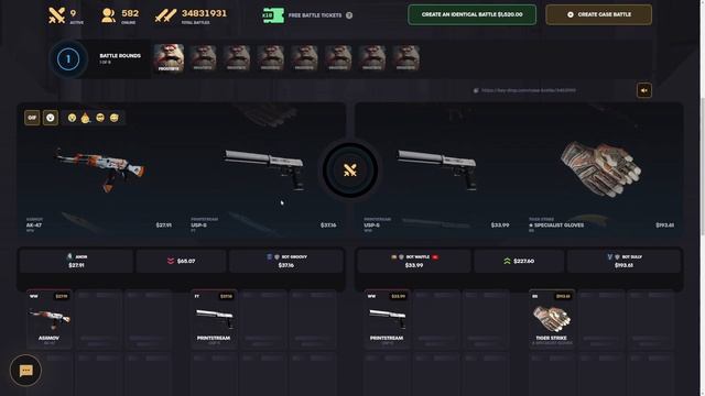 I Did 3 HUGE All-In Battles In a ROW! | KeyDrop Case Opening смотреть онлайн