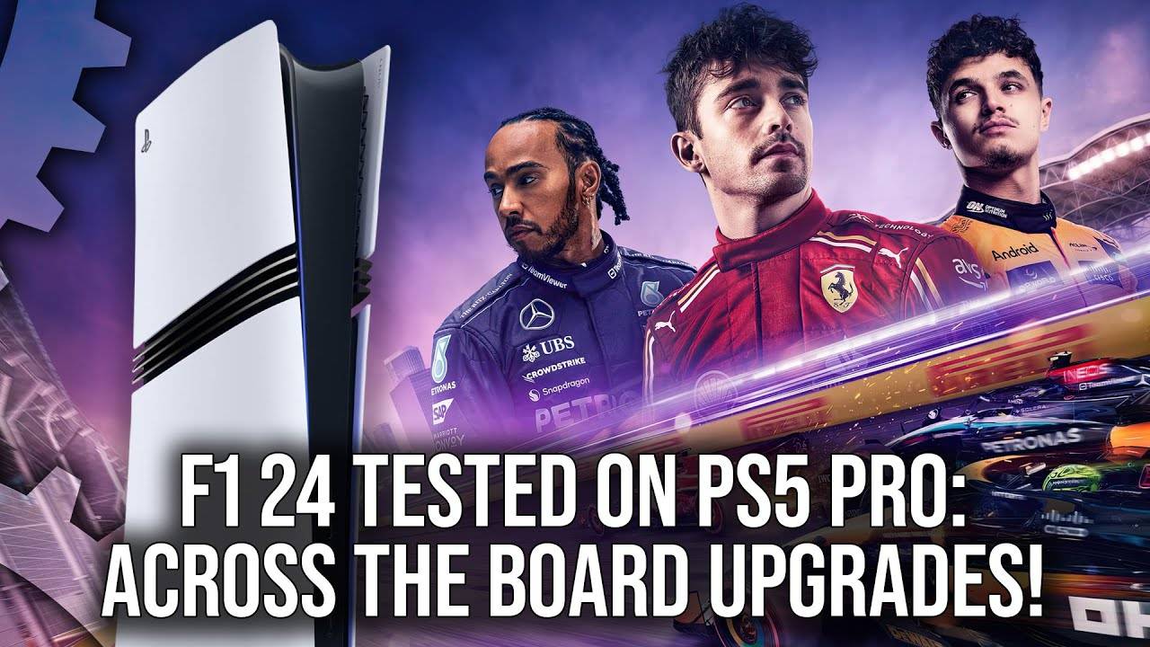 F1 24 - PS5 Pro Hands-On - Ray Tracing And PSSR Upgrades Tested - Digital Foundry