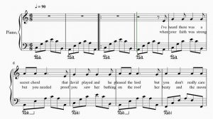 «Аллилуйя» Леонард Коэн (фортепиано) / «Hallelujah» Leonard Cohen (piano)