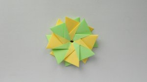 Цветок из бумаги Оригами поделка для детей