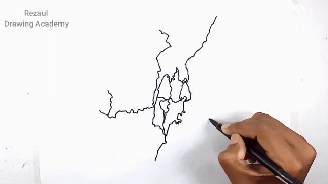Drawing Manipur State with District Map - very easy смотреть онлайн