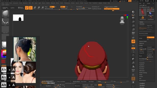Курс по созданию стилизованного персонажа (ZBrush+Substance+Marmoset) - Урок 35