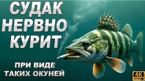 Cудак нервно курит при виде таких окуней