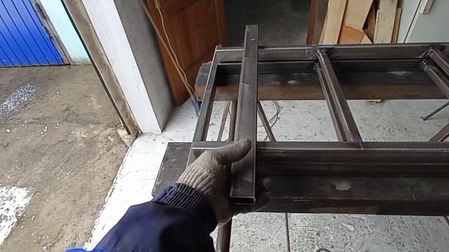 Лестница - стремянка 3-1 , из профильной трубы. смотреть онлайн