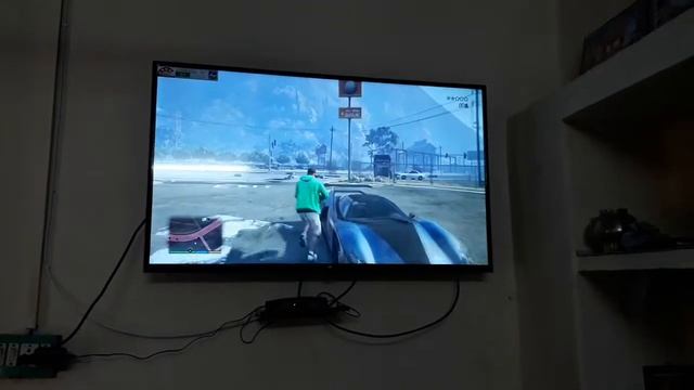 GTA 5 game on mi tv 4a pro 32 inch 43 inch 55 inch... смотреть онлайн