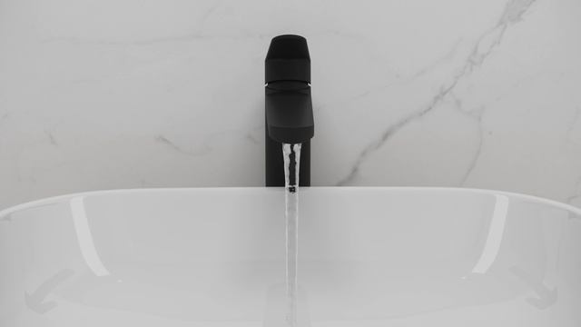 Смеситель для раковины высокий LARA черный (Арт. 68154) смотреть онлайн