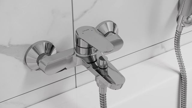 Смеситель для ванны LARA хром (Арт. 68155) смотреть онлайн