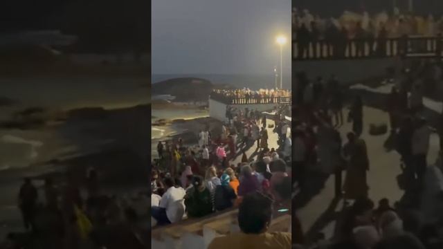 Перед рассветом на краю земли в Каньякумари #море #путешествия #travel #tamil #каньякумари смотреть онлайн