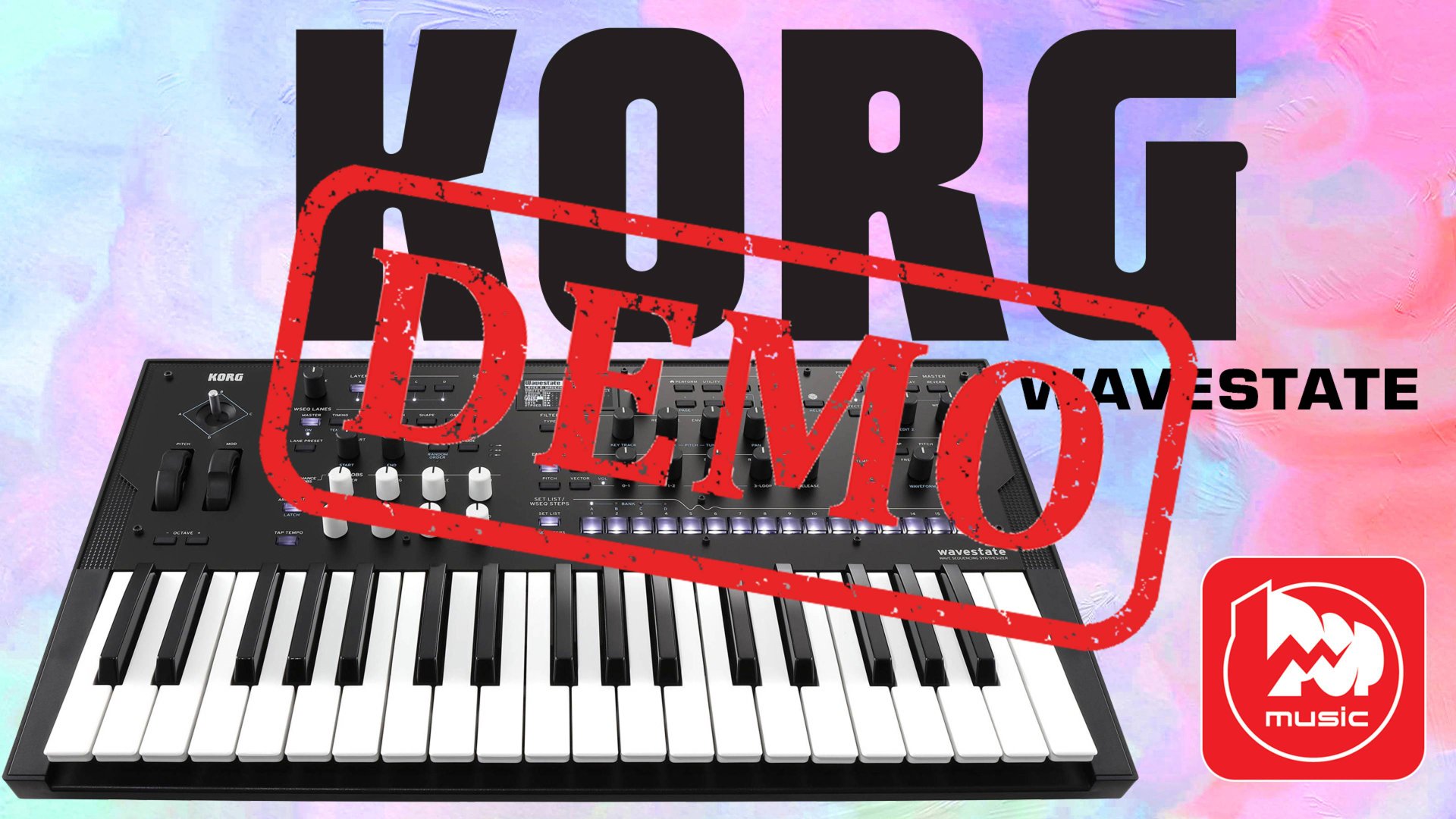 Синтезатор KORG WAVESTATE - демонстрация звучания смотреть онлайн