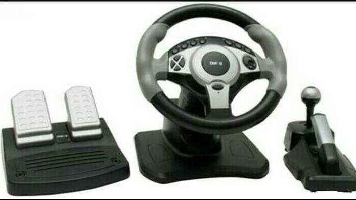 Обзор на игровой руль Dialog GW-300. (Руль, педали и коробка передач). смотреть онлайн