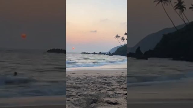 Закат на индийском пляже #путешествия #travel #индия #закат #пляж смотреть онлайн