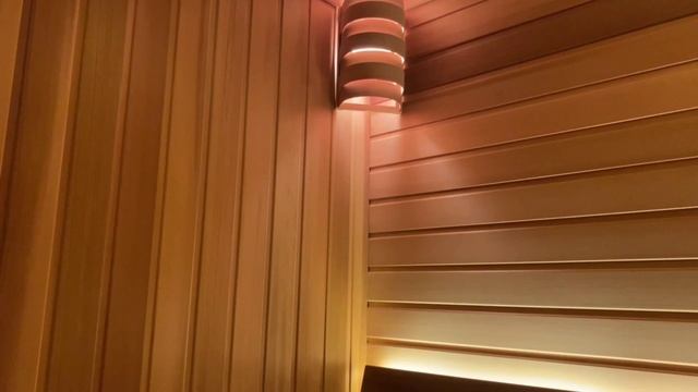 Наши работы: отделка сауны внутри дома