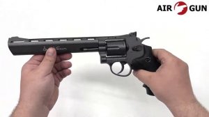 Пневматический револьвер ASG Dan Wesson 8 дюймов Grey 4,5 мм