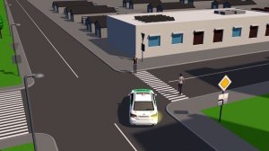 Пешеход в приоритете, даже без «зебры».