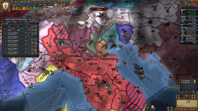 Europe Universalis IV 1.37. Флоренция. Часть 5. 1487-1498. Конец Мантуи.