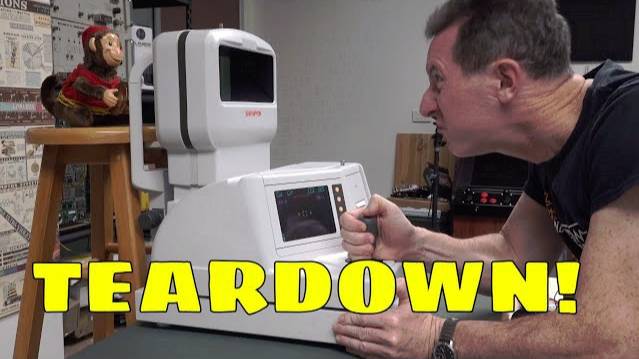 EEVblog 1554 - Optometrist AutoRefractor Keratometer TEARDOWN!